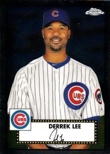#500 Derrek Lee - Chicago Cubs - 2021 Topps Chrome Platinum Anniversary Baseball