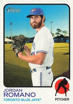 #500 Jordan Romano - Toronto Blue Jays - 2022 Topps Heritage Baseball