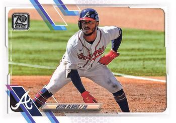#500 Ozzie Albies - Atlanta Braves - 2021 Topps Baseball