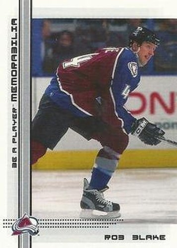 #500 Rob Blake - Colorado Avalanche - 2000-01 Be a Player Memorabilia Hockey