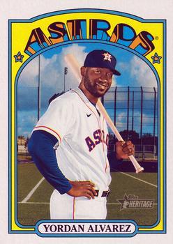 #500 Yordan Alvarez - Houston Astros - 2021 Topps Heritage Baseball