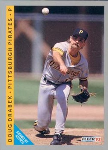 #500 Doug Drabek - Houston Astros - 1993 Fleer Baseball