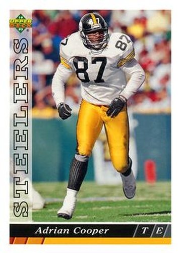 #500 Adrian Cooper - Pittsburgh Steelers - 1993 Upper Deck Football