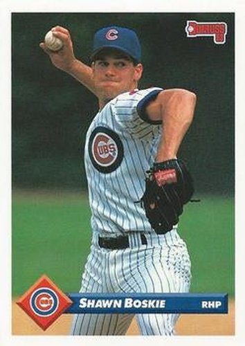 #500 Shawn Boskie - Chicago Cubs - 1993 Donruss Baseball