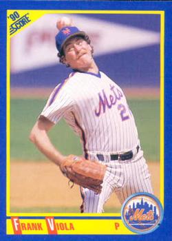 #500 Frank Viola - New York Mets - 1990 Score Baseball