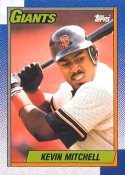 #500 Kevin Mitchell - San Francisco Giants - 1990 O-Pee-Chee Baseball