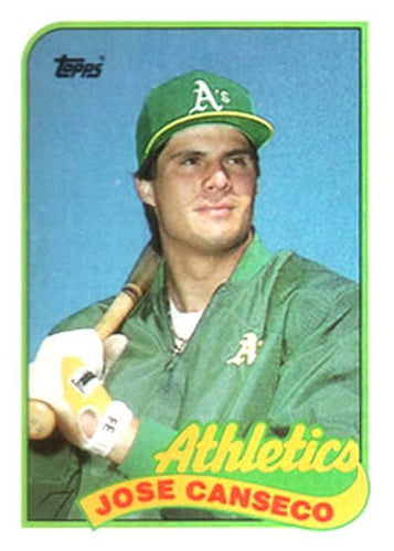 #500 Jose Canseco - Oakland Athletics - 1989 Topps Baseball