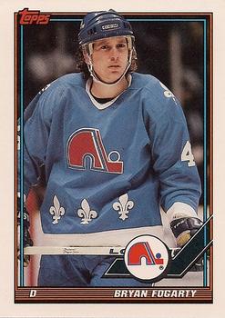 #500 Bryan Fogarty - Quebec Nordiques - 1991-92 Topps Hockey