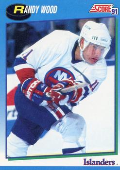 #501 Randy Wood - New York Islanders - 1991-92 Score Canadian Hockey