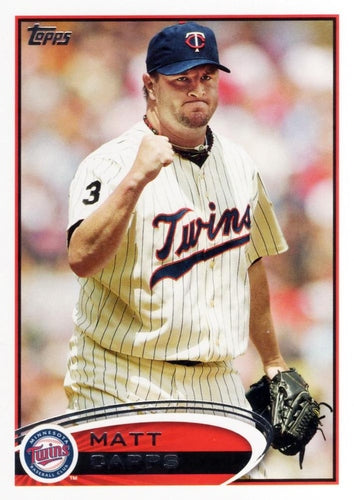 #501 Matt Capps - Minnesota Twins - 2012 Topps Baseball