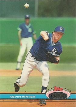 #501 Kevin Appier - Kansas City Royals - 1991 Stadium Club Baseball