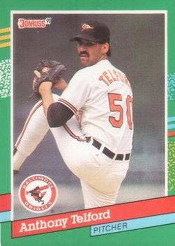 #501 Anthony Telford - Baltimore Orioles - 1991 Donruss Baseball