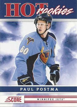 #501 Paul Postma - Winnipeg Jets - 2011-12 Score Hockey