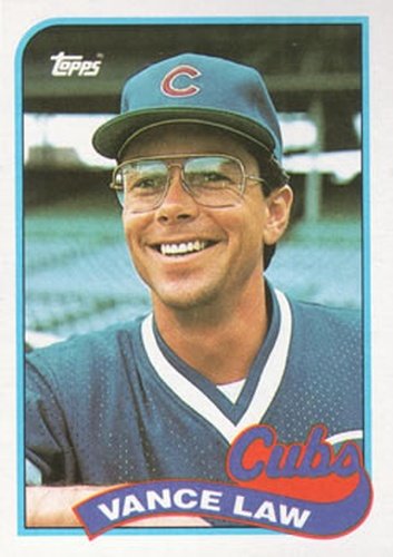 #501 Vance Law - Chicago Cubs - 1989 Topps Baseball