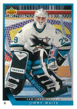 #501 Jimmy Waite - San Jose Sharks - 1993-94 Upper Deck Hockey