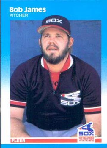 #501 Bob James - Chicago White Sox - 1987 Fleer Baseball