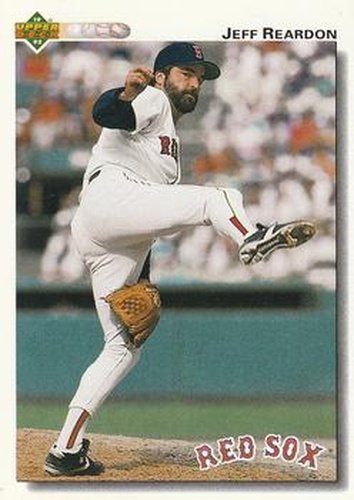 #501 Jeff Reardon - Boston Red Sox - 1992 Upper Deck Baseball