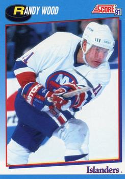 #501 Randy Wood - New York Islanders - 1991-92 Score Canadian Bilingual Hockey