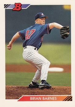 #501 Brian Barnes - Montreal Expos - 1992 Bowman Baseball