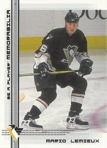 #501 Mario Lemieux - Pittsburgh Penguins - 2000-01 Be a Player Memorabilia Hockey