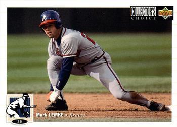 #501 Mark Lemke - Atlanta Braves - 1994 Collector's Choice Baseball
