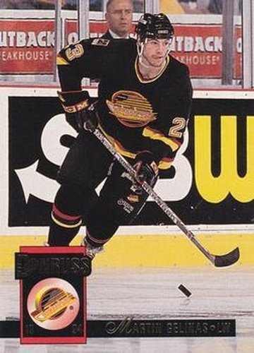 #501 Martin Gelinas - Vancouver Canucks - 1993-94 Donruss Hockey