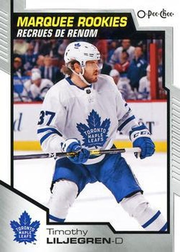 #501 Timothy Liljegren - Toronto Maple Leafs - 2020-21 O-Pee-Chee Hockey