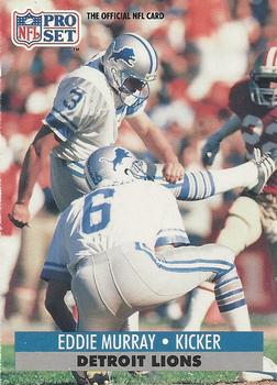 #501 Eddie Murray - Detroit Lions - 1991 Pro Set Football