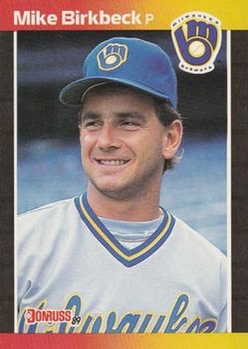 #501 Mike Birkbeck - Milwaukee Brewers - 1989 Donruss Baseball