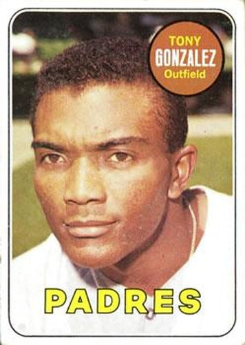 #501a Tony Gonzalez - San Diego Padres - 1969 Topps Baseball