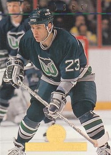#502 Jocelyn Lemieux - Hartford Whalers - 1994-95 Leaf Hockey