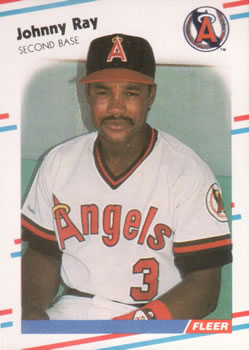 #502 Johnny Ray - California Angels - 1988 Fleer Baseball