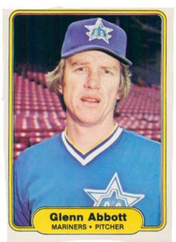 #502 Glenn Abbott - Seattle Mariners - 1982 Fleer Baseball