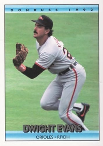 #502 Dwight Evans - Baltimore Orioles - 1992 Donruss Baseball