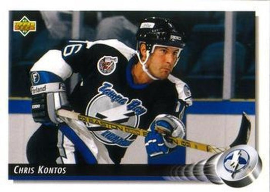 #502 Chris Kontos - Tampa Bay Lightning - 1992-93 Upper Deck Hockey