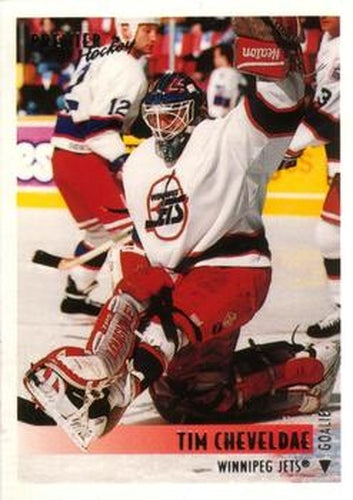 #502 Tim Cheveldae - Winnipeg Jets - 1994-95 O-Pee-Chee Premier Hockey