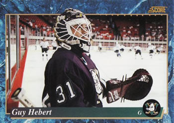 #502 Guy Hebert - Anaheim Mighty Ducks - 1993-94 Score Canadian Hockey