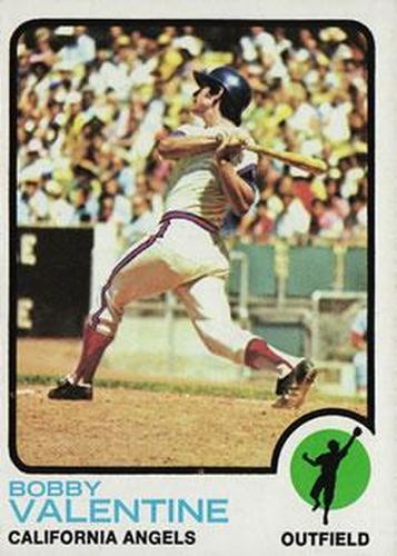 #502 Bobby Valentine - California Angels - 1973 Topps Baseball