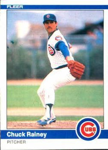 #502 Chuck Rainey - Chicago Cubs - 1984 Fleer Baseball