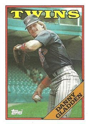 #502 Danny Gladden - Minnesota Twins - 1988 Topps Baseball