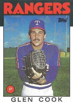 #502 Glen Cook - Texas Rangers - 1986 Topps Baseball