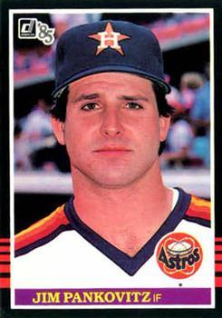 #502 Jim Pankovits - Houston Astros - 1985 Donruss Baseball