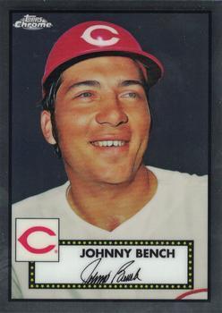#502 Johnny Bench - Cincinnati Reds - 2021 Topps Chrome Platinum Anniversary Baseball