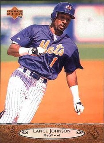 #502 Lance Johnson - New York Mets - 1996 Upper Deck Baseball