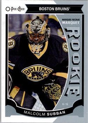 #502 Malcolm Subban - Boston Bruins - 2015-16 O-Pee-Chee Hockey