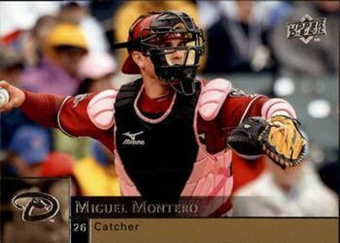 #502 Miguel Montero - Arizona Diamondbacks - 2009 Upper Deck Baseball