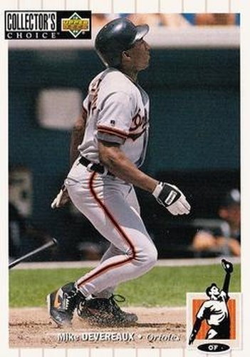 #502 Mike Devereaux - Baltimore Orioles - 1994 Collector's Choice Baseball