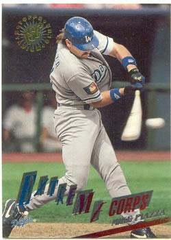 #502 Mike Piazza - Los Angeles Dodgers - 1995 Stadium Club Baseball