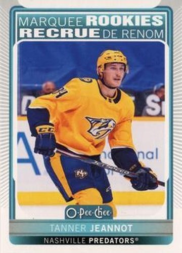 #502 Tanner Jeannot - Nashville Predators - 2021-22 O-Pee-Chee Hockey