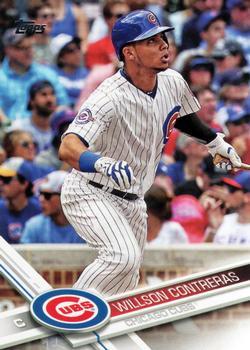 #502 Willson Contreras - Chicago Cubs - 2017 Topps Baseball